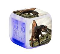 SerendipitousWhisper Dinosaure Réveil - LED - Alarme Créativité - avec lumière - Brillant dans la Nuit - pour Enfants et Adultes - Cadeaux d'anniversaire pour Enfants Adultes