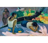 SERENDIPITP Image sur Toile Art Imprimé Image Art Mural en Toile Arearea No Varua Ino Paroles du Diable ou Tahitiennes allongées de Paul Gauguin Pour les Décorations pour la Maison 60x90cm