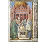 SERENDIPITP Image sur Toile Art Imprimé Image Art Mural en Toile Baptême de saint Augustin par Benozzo Di Lese Di Sandro Gozzoli Impression Peinture Pour les Décorations pour la Maison 60x90cm