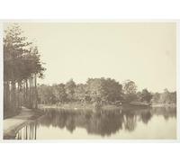 SERENDIPITP Image sur Toile Art Imprimé Image Art Mural en Toile Black and White Landscape Painting by Charles Marville Impression Peinture Pour les Décorations pour la Maison 60x90cm