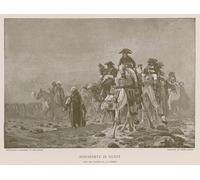 SERENDIPITP Image sur Toile Art Imprimé Image Art Mural en Toile Bonaparte en Egypte de Jean Léon Gérôme Impression Peinture Pour les Décorations pour la Maison 60x90cm