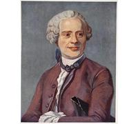 SERENDIPITP Image sur Toile Art Imprimé Image Art Mural en Toile D alembert Copie de Maurice Quentin De La Tour Impression Peinture Pour les Décorations pour la Maison 60x90cm