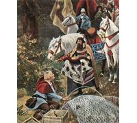 SERENDIPITP Image sur Toile Art Imprimé Image Art Mural en Toile Henry l'Oiseleur se offrir la couronne tout en piégeant des oiseaux par Hermann Vogel Pour les Décorations pour la Maison 60x90cm