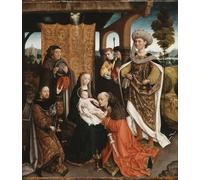 SERENDIPITP Image sur Toile Art Imprimé Image Art Mural en Toile l'adoration des mages Impression Peinture Pour les Décorations pour la Maison 60x90cm