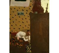 SERENDIPITP Image sur Toile Art Imprimé Image Art Mural en Toile Madame Roussel Au Chiffonnier par Edouard Vuillard Impression Peinture Pour les Décorations pour la Maison 60x90cm