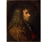 SERENDIPITP Image sur Toile Art Imprimé Image Art Mural en Toile Molière Peinture Circa par Charles Le Brun Impression Peinture Pour les Décorations pour la Maison 60x90cm