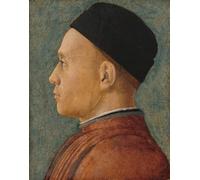 SERENDIPITP Image sur Toile Art Imprimé Image Art Mural en Toile Portrait d'homme par Andrea Mantegna Impression Peinture Pour les Décorations pour la Maison 60x90cm