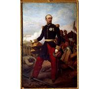 SERENDIPITP Image sur Toile Art Imprimé Image Art Mural en Toile Portrait en pied de Patrice De Mahon Maréchal de France par Horace Vernet Pour les Décorations pour la Maison 60x90cm