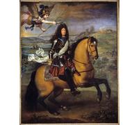 SERENDIPITP Image sur Toile Art Imprimé Image Art Mural en Toile Portrait équestre de Louis XIV par Pierre Mignard Impression Peinture Pour les Décorations pour la Maison 60x90cm