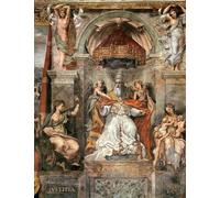 SERENDIPITP Image sur Toile Art Imprimé Image Art Mural en Toile Salle dein Pape Urbain I Entre Justice et Charité par Raffaello Sanzio Raphael Pour les Décorations pour la Maison 60x90cm
