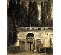 SERENDIPITP Image sur Toile Art Imprimé Image Art Mural en Toile Villa Médicis de Diego Rodriguez De Velazquez Impression Peinture Pour les Décorations pour la Maison 60x90cm