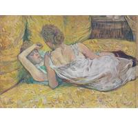 SERENDIPITP Image sur Toile Impression Tableaux Peinture sur Toile Abandon par Henri De Toulouse Lautrec Nordique Peinture Pour la Décoration de la Chambre à Coucher 60x90cm