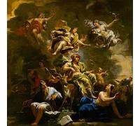 SERENDIPITP Image sur Toile Impression Tableaux Peinture sur Toile Allégorie de la prudence par un artiste célèbre Nordique Peinture Pour la Décoration de la Chambre à Coucher 60x90cm
