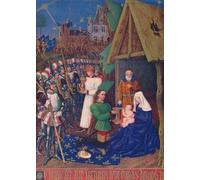 SERENDIPITP Image sur Toile Impression Tableaux Peinture sur Toile l'Adoration des mages de Jean Fouquet Nordique Peinture Pour la Décoration de la Chambre à Coucher 60x90cm