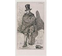 SERENDIPITP Image sur Toile Impression Tableaux Peinture sur Toile Le buveur d'absinthe Nordique Peinture Pour la Décoration de la Chambre à Coucher 60x90cm