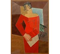 SERENDIPITP Image sur Toile Impression Tableaux Peinture sur Toile le Chanteur de Juan Gris Nordique Peinture Pour la Décoration de la Chambre à Coucher 60x90cm
