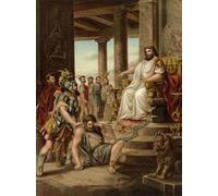 SERENDIPITP Image sur Toile Impression Tableaux Peinture sur Toile le méchant serviteur de Heinrich Jenny Nordique Peinture Pour la Décoration de la Chambre à Coucher 60x90cm