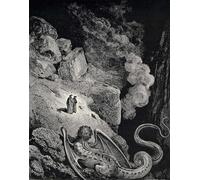 SERENDIPITP Image sur Toile Impression Tableaux Peinture sur Toile l'Enfer Cantoline Gustave Doré Nordique Peinture Pour la Décoration de la Chambre à Coucher 60x90cm
