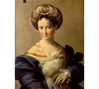 SERENDIPITP Image sur Toile Impression Tableaux Peinture sur Toile Portrait d'un jeune esclave turc par Parmigianino Nordique Peinture Pour la Décoration de la Chambre à Coucher 60x90cm