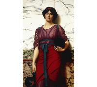 SERENDIPITP Image sur Toile Impression Tableaux Peinture sur Toile une idylle grecque de John William Godward Nordique Peinture Pour la Décoration de la Chambre à Coucher 60x90cm