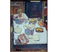 SERENDIPITP Image sur Toile Nordique Peinture Peinture sur Toile Table de Pierre Bonnard Nordique Peinture Pour la Décoration de la Chambre à Coucher 60x90cm