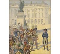 SERENDIPITP Impression Tableaux Graffiti Art Mural Napoléon Bonaparte au milieu des troubles révolutionnaires par Jacques Marie Gaston Onfray De Breville Pour la Décoration Murale 60x90cm