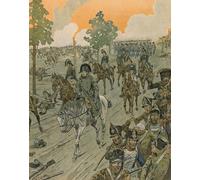 SERENDIPITP Peinture Poster Affiche Décorative Graffiti Art Mural Histoire de la Belgique Waterloo le soir de la bataille Peinture D'Art D'Affiche Pour les Décorations pour la Maison 60x90cm