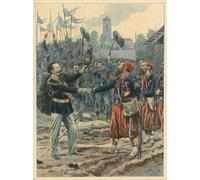 SERENDIPITP Peinture Poster Affiche Décorative Graffiti Art Mural Italy the Royal March by Jacques Marie Gaston Onfray De Breville Peinture D'Art D'Affiche Pour les Décorations pour la Maison 60x90cm