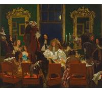 SERENDIPITP Peinture Poster Affiche Décorative Graffiti Art Mural la vie de Buckingham par Augustus Leopold Egg Peinture D'Art D'Affiche Pour les Décorations pour la Maison 60x90cm