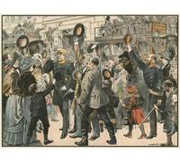 SERENDIPITP Peinture Poster Affiche Décorative Graffiti Art Mural La vie d'Otto Von Bismarck par Carl Rohling Peinture D'Art D'Affiche Pour les Décorations pour la Maison 60x90cm