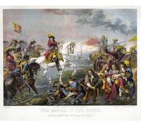 SERENDIPITP Peinture Poster Affiche Décorative Graffiti Art Mural le Battle of the Boyne Pub de Benjamin West Peinture D'Art D'Affiche Pour les Décorations pour la Maison 60x90cm