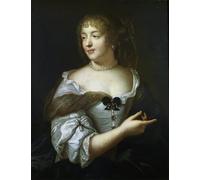 SERENDIPITP Peinture Poster Affiche Décorative Graffiti Art Mural Madame De Sévigné courtisanière française et écrivain de lettres par Claude Lefebvre Pour les Décorations pour la Maison 60x90cm