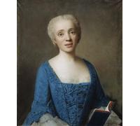 SERENDIPITP Peinture Poster Affiche Décorative Graffiti Art Mural Marie rose De Larlan De Kercadio De Rochefort by Jean Étienne Liotard Pour les Décorations pour la Maison 60x90cm