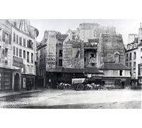 SERENDIPITP Peinture Poster Affiche Décorative Graffiti Art Mural Place Saint Des Arts by Charles Marville Peinture D'Art D'Affiche Pour les Décorations pour la Maison 60x90cm