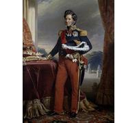SERENDIPITP Peinture Poster Affiche Décorative Graffiti Art Mural Portrait de Louis Philippe de Bourbon Orléans par Xaver Winterhalter Pour les Décorations pour la Maison 60x90cm