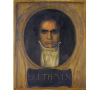 SERENDIPITP Peinture Poster Affiche Décorative Graffiti Art Mural Portrait de Ludwig Van Beethoven par Von Stuck Peinture D'Art D'Affiche Pour les Décorations pour la Maison 60x90cm