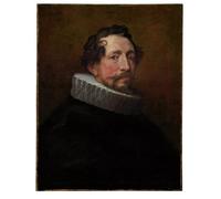 SERENDIPITP Peinture Poster Affiche Décorative Graffiti Art Mural Portrait d'un gentilhomme Buste Longueur parVan Dyck Peinture D'Art D'Affiche Pour les Décorations pour la Maison 60x90cm