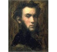 SERENDIPITP Peinture Poster Affiche Décorative Graffiti Art Mural Portrait présumé de l'avocat Henry Didier par Jean Baptiste Carpeaux Pour les Décorations pour la Maison 60x90cm