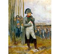 SERENDIPITP Peinture Poster Affiche Décorative Graffiti Art Mural Son bâton regardant les grenades de la garde impériale par Jean Baptiste Edouard Detaille Pour les Décorations pour la Maison 60x90cm