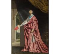 SERENDIPITP Peinture Poster Impression Tableaux Graffiti Art Mural Cardinal De Richelieu Oil on Canva by Philippe De Champaigne Moderne Art Murale Impression Pour la Décoration Murale 60x90cm