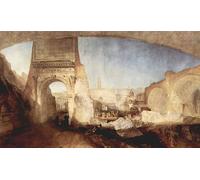 SERENDIPITP Peinture Poster Impression Tableaux Graffiti Art Mural Chateau De St. Michael Bonneville Savoie par Mallord William Turner Moderne Art Murale Impression Pour la Décoration Murale 60x90cm