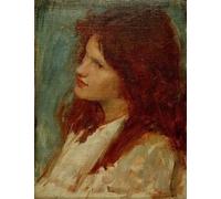 SERENDIPITP Peinture Poster Impression Tableaux Graffiti Art Mural Étude pour Sainte Eulalie par John William Waterhouse Moderne Art Murale Impression Pour la Décoration Murale 60x90cm