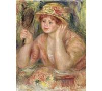 SERENDIPITP Peinture Poster Impression Tableaux Graffiti Art Mural Femme au miroir de Pierre Auguste Renoir Moderne Art Murale Impression Pour la Décoration Murale 60x90cm