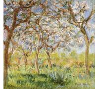 SERENDIPITP Peinture Poster Impression Tableaux Graffiti Art Mural Le Printemps à Giverny de Claude Monet Moderne Art Murale Impression Pour la Décoration Murale 60x90cm