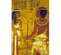 SERENDIPITP Peinture Poster Impression Tableaux Graffiti Art Mural L'Égypte ancienne To khamon avec sa femme par un artiste célèbre Moderne Art Murale Impression Pour la Décoration Murale 60x90cm