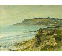 SERENDIPITP Peinture Poster Impression Tableaux Graffiti Art Mural les Falaises à Sainte Adresse La Falaise De Saint Adresse par Claude Monet Pour la Décoration Murale 60x90cm