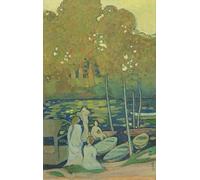 SERENDIPITP Peinture Poster Impression Tableaux Graffiti Art Mural Nymphes ou la Seine à Port Marly par Maurice Denis Moderne Art Murale Impression Pour la Décoration Murale 60x90cm