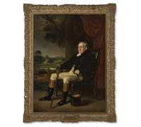SERENDIPITP Peinture Poster Impression Tableaux Graffiti Art Mural Portrait de William Henry Cavendish Bentinck de Portland par Francis Grant Pour la Décoration Murale 60x90cm