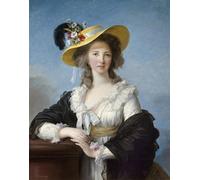SERENDIPITP Peinture Poster Impression Tableaux Graffiti Art Mural Portrait de Yolande Gabrielle Martine De par Elisabeth Louise Vigée Lebrun Pour la Décoration Murale 60x90cm