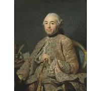 SERENDIPITP Portrait Tableaux Tableau Toile Affiches d'Art Baron de Neubourg Cromière par Alexandre Roslin Peinture Décorative sur Toile Pour la Décoration Murale 60x90cm